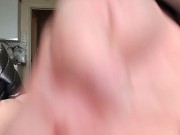 Fucking a sex toy. Cum on pussy . Anal sex. 1/16