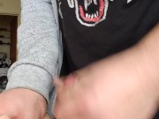 Fucking a sex toy. Cum on pussy . Anal sex. 12/16