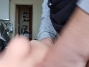 Fucking a sex toy. Cum on pussy . Anal sex. 5/16