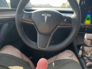 Tesla autopilot jerking off loud moan 13/16