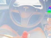 Tesla autopilot jerking off loud moan 9/16