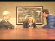 This hot brunette sits on her lover's hard cock and rides it while they bounce and swing. 6/16