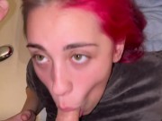 Hard sloppy throat fucking Deepthroat More on Onlyfans P0rnellia 1/16