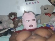 In bed playing with my pussy and cumming on my glass wand 9/16