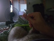 Morning boner man moans and talks dirty until cumming 10/16