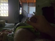 Morning boner man moans and talks dirty until cumming 2/16
