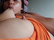 Andrea sucks my tits too 13/16