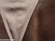 Sniffing Her Unwashed PUSSY and ASSHOLE After PEEING 4/16