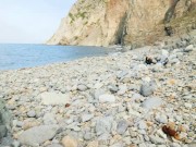 He decided that I was a Whore=(On the beach I was playing with my pussy, then a stranger appeared!! 1/16