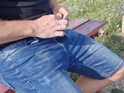 public masturbation a stranger comes up and sucks my dick 1/16
