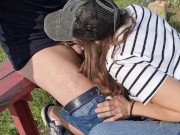 public masturbation a stranger comes up and sucks my dick 16/16