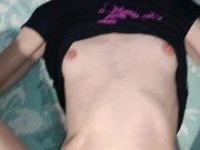 Раздвинула ноги и готова принимать его сперму.Ебля от первого лица 6/16