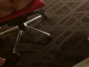 Chair , mirror, vibrator, cock suck, Vegas 14/16