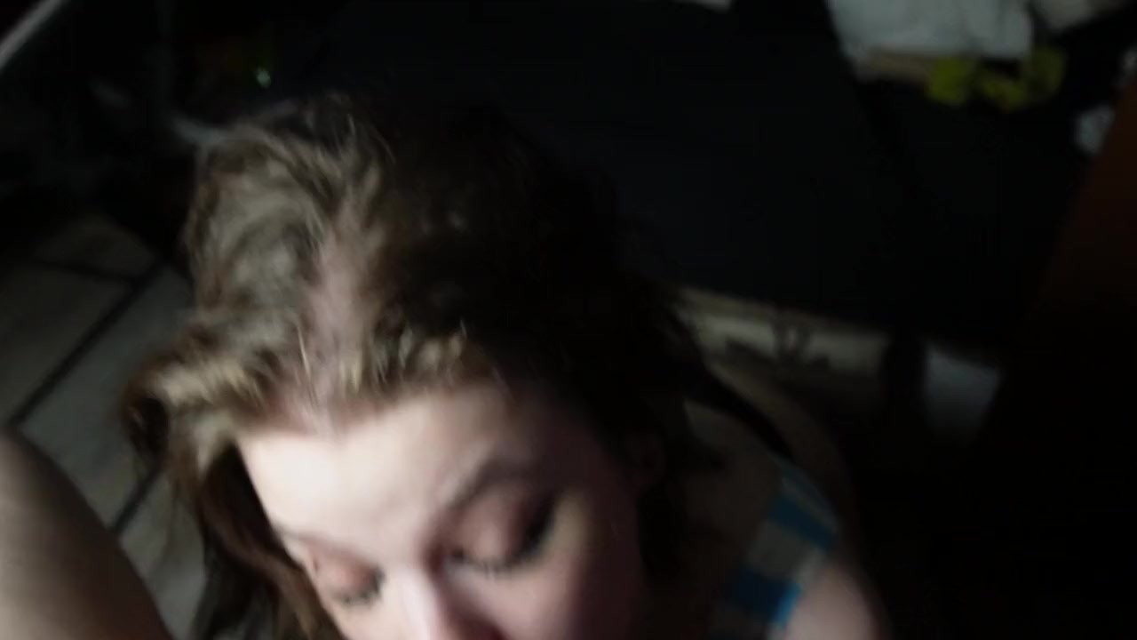Stupid CUMDUMPSTER throat my dick when I spit and slap her in the face