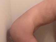 Dildo masturbation in the bath. It feels good and cumming instantly. 11/16