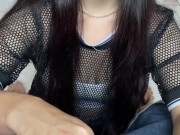 do olho azul fazendo boquete profundo desleixado no pau do Wellington Prado 2/16