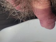 Pissing in a bowl 14/16