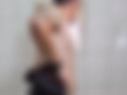 Young stud takes a shower 13/16