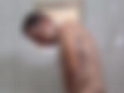 Young stud takes a shower 4/16
