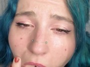 Je me doigte pour toi et je te suce à distance - Appel vidéo sexy 12/16