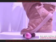 Ugg Style Boots Trampling and Shoejob - 4K - Screenshot 11 of 16 - Boots