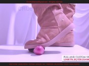 Ugg Style Boots Trampling and Shoejob - 4K - Screenshot 12 of 16 - Foot Fetish