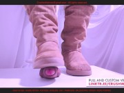 Ugg Style Boots Trampling and Shoejob - 4K - Screenshot 13 of 16 - Crushing