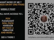 Enjoy my POV while I cum hard and listen to me moan inside that tight transparent pussy 1/16