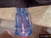 Enjoy my POV while I cum hard and listen to me moan inside that tight transparent pussy 3/16