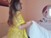 I tidied my room but I wasn't wearing panties 3/16