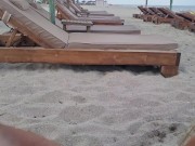 Blowjob On Urban Beach Sunbed And Swallowing All His Cum Without Losing A Drop! Almost Got Cought 13/16