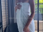 Slut Wife CHEATING on CUCK HUSBAND with the Waiter! | Sloppy Bj, Doggystyle, Facial Cumshot SUB ENG 5/16