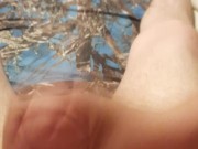 My sexy bbw wife loves to stroke my cock tell i cum 15/16