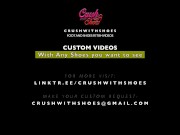 I'll make you cum under my white converse sneakers - 4K 15/16