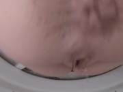 Piss Slut pisses on in her toilet with Go-Pro set up 11/16