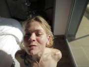 I always ask him to cum in my face in the morning 16/16