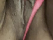 Edging Fat Wet Pussy Hard W Nipple Clamps & Lace Light Touch Big Clit BigContractions TightPussy💦 3/16