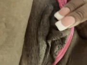 Edging Fat Wet Pussy Hard W Nipple Clamps & Lace Light Touch Big Clit BigContractions TightPussy💦 5/16