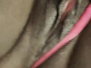 Edging Fat Wet Pussy Hard W Nipple Clamps & Lace Light Touch Big Clit BigContractions TightPussy💦 8/16