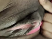 Edging Fat Wet Pussy Hard W Nipple Clamps & Lace Light Touch Big Clit BigContractions TightPussy💦 9/16