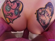 Anal Threesome Bizzare Adventures with Trish and Jolyn! Nerwen and Purple Bitch Cosplay 14/16