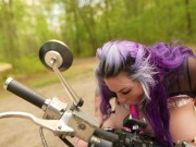 Public Masturbation on my MOTORCYCLE 16/16