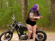 Public Masturbation on my MOTORCYCLE 6/16
