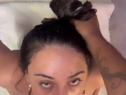 Latina Milf sucks and fucks her BBC bull until she’s filled and Covered in cum 15/16