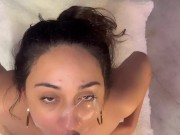 Latina Milf sucks and fucks her BBC bull until she’s filled and Covered in cum 16/16