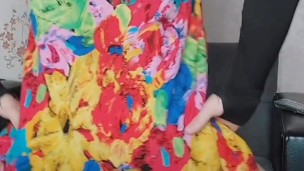 Hot Mini Dress White Legs Big Butt Shemale