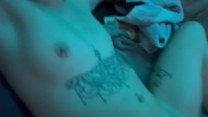 Hot College Teen Slut Gets Pounded By Fuck Machine While Guy Controls It