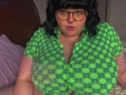 Horny BIG TITTY College Slut Wants You To Cum On Her Glasses! 2/16