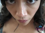 POV Session with Asian babe Jade Kimiko BJ and creampie GFE 15/16