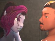 3DGSPOT - Busty Elf Dominates A Man In A Fight And Is Rewarded By His Cock! 3D ANIMATION! 10/16